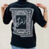 "Zindagi" Bandana Back-Print Drop Shoulder T-Shirt