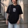 "Zindagi" Bandana Back-Print Drop Shoulder T-Shirt
