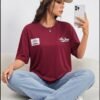 Classic New Jersey Varsity Drop Shoulder Tee