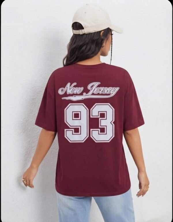 Classic New Jersey Varsity Drop Shoulder Tee